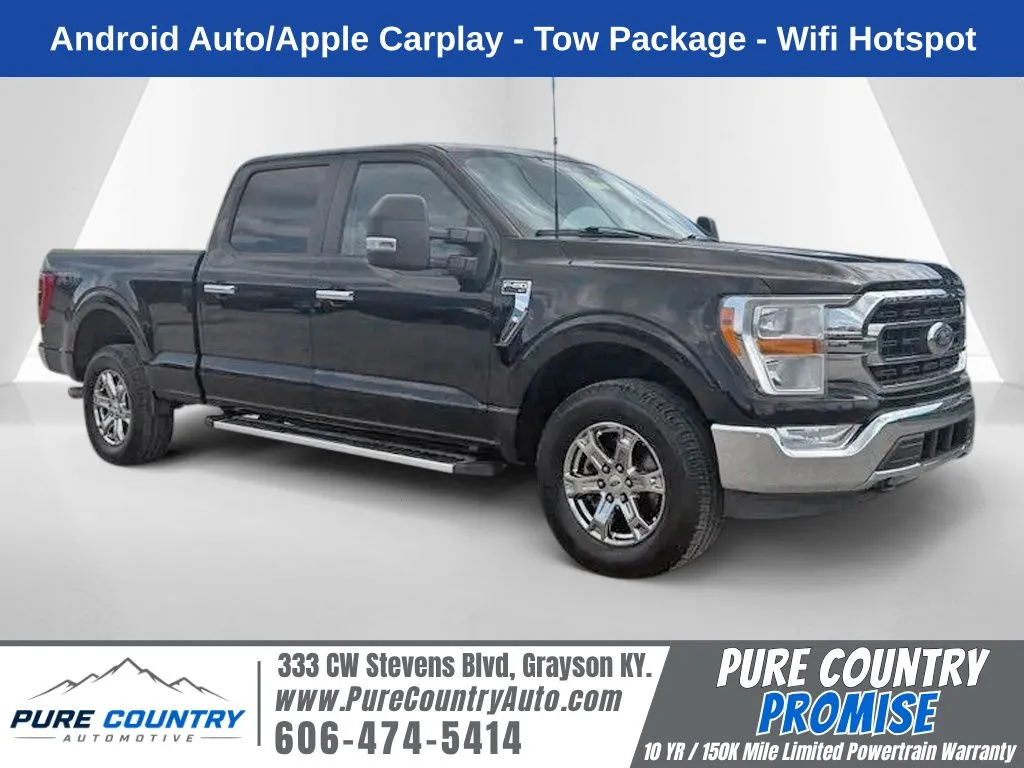 Black 2022 Ford F-150 XLT for sale in Grayson, KY