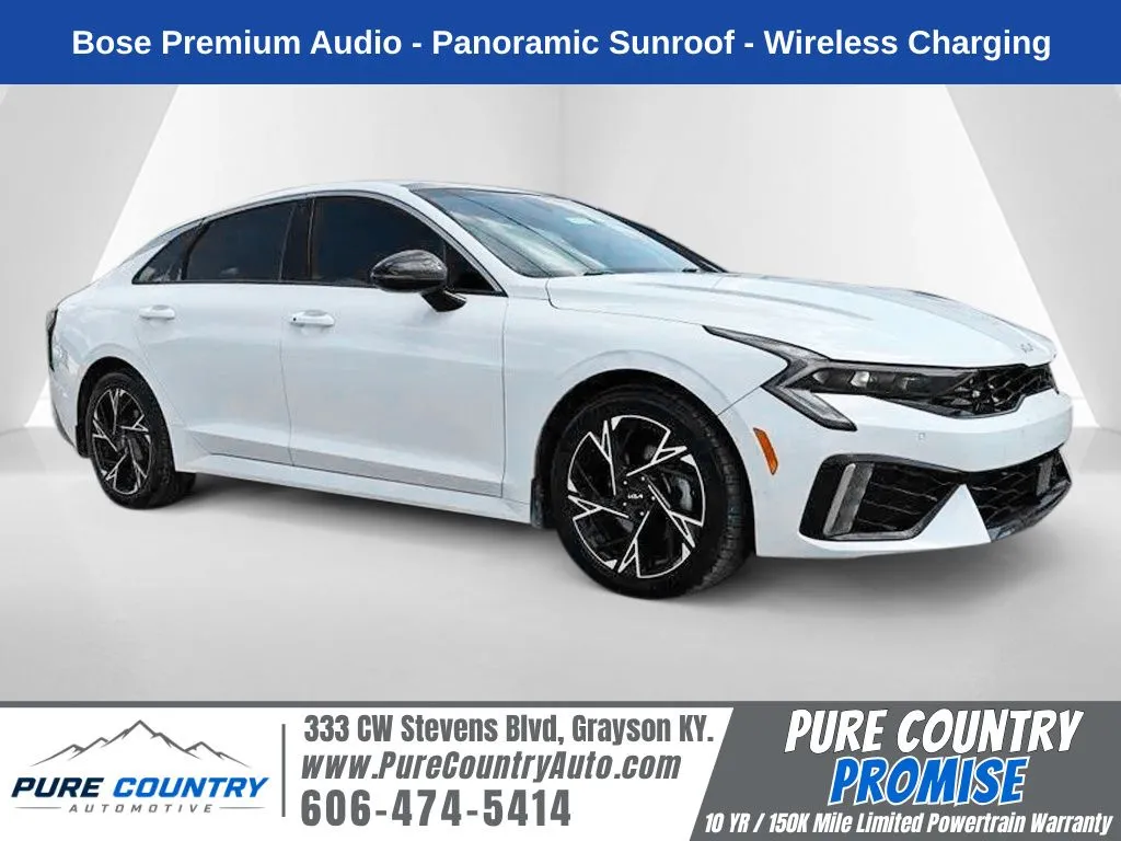 White 2025 Kia K5 GT-Line for sale in Grayson, KY