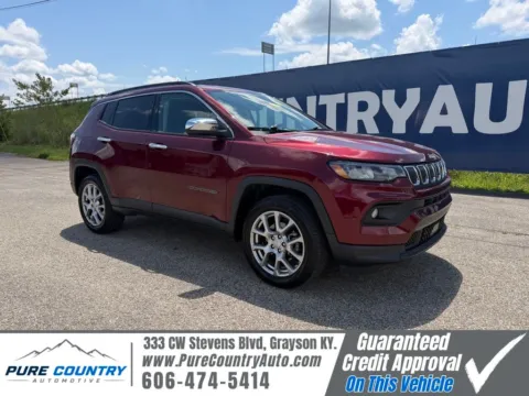 Red 2022 Jeep Compass Latitude Lux for sale in Grayson, KY