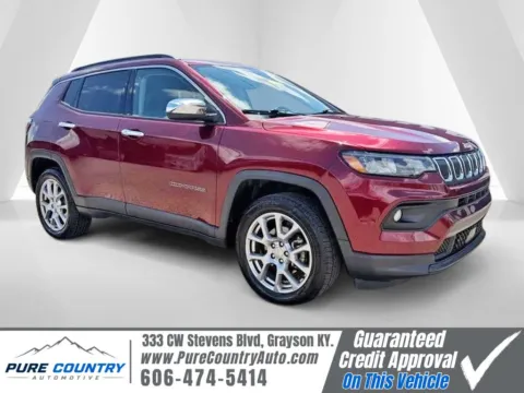 Red 2022 Jeep Compass Latitude Lux for sale in Grayson, KY
