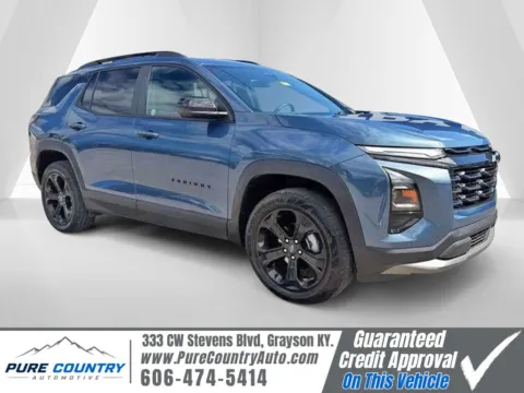 Blue 2025 Chevrolet Equinox LT for sale in Grayson, KY