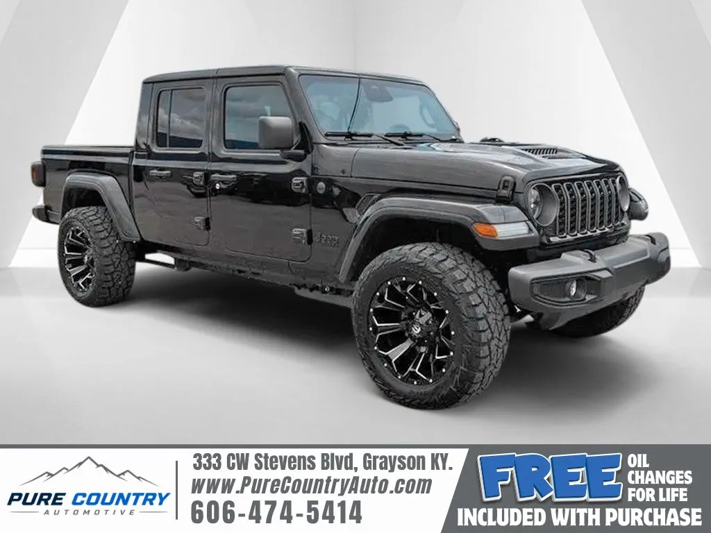 Black 2026 Jeep Gladiator Sport S for sale in Grayson, KY
