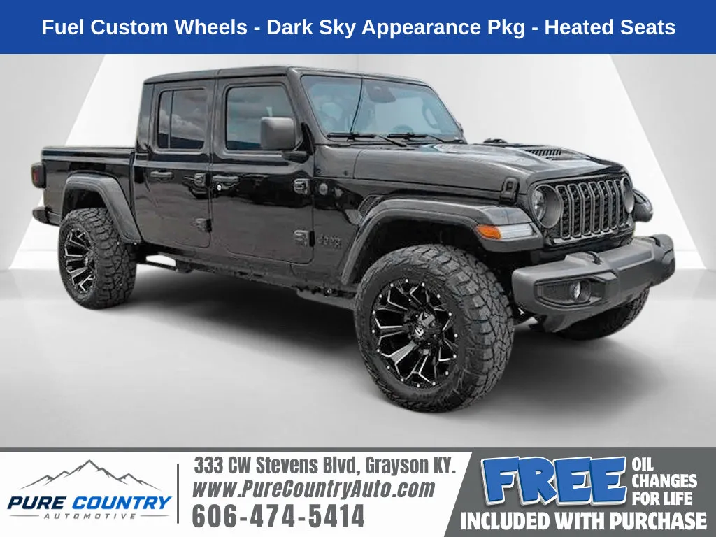 Black 2026 Jeep Gladiator Sport S for sale in Grayson, KY