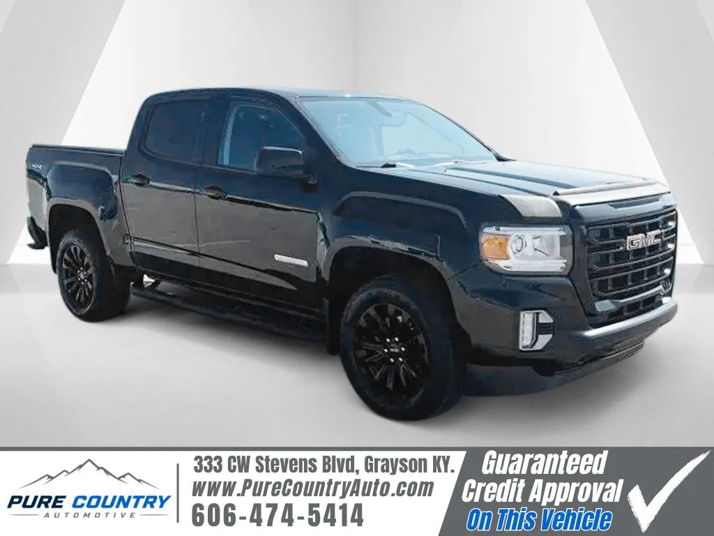 Black 2022 GMC Canyon Elevation for sale in Grayson, KY