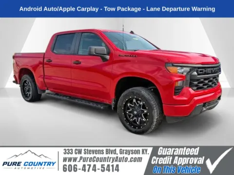 Red 2022 Chevrolet Silverado 1500 Custom for sale in Grayson, KY