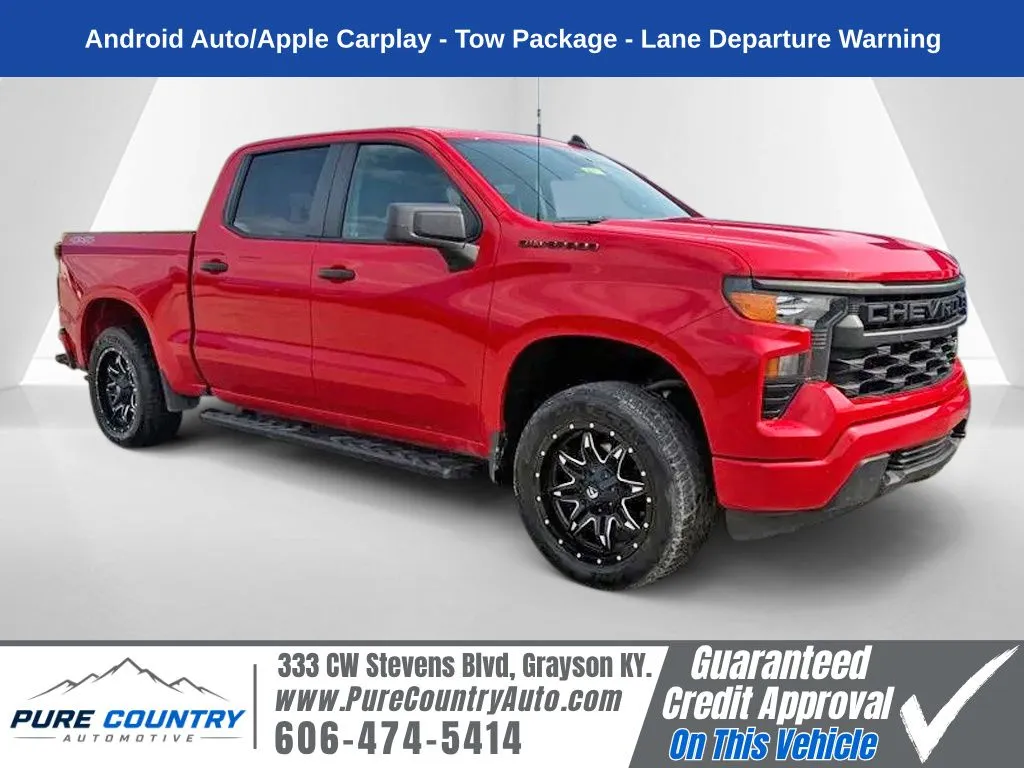 Red 2022 Chevrolet Silverado 1500 Custom for sale in Grayson, KY