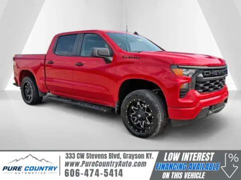 Red 2022 Chevrolet Silverado 1500 Custom for sale in Grayson, KY