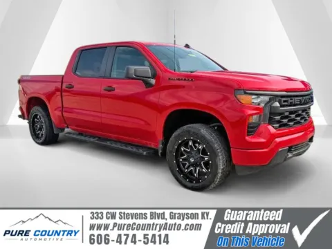 Red 2022 Chevrolet Silverado 1500 Custom for sale in Grayson, KY