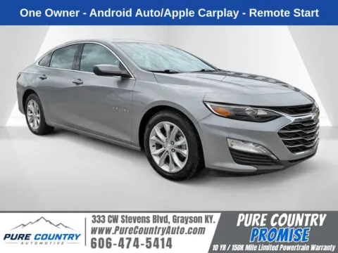 Gray 2024 Chevrolet Malibu LT for sale in Grayson, KY