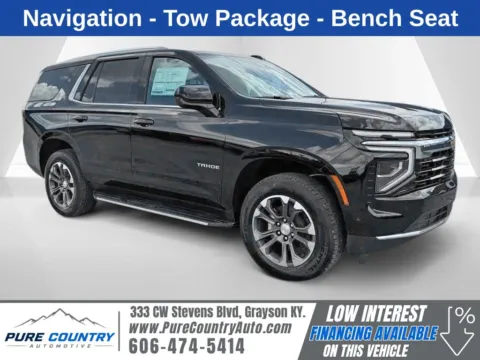 Black 2026 Chevrolet Tahoe LS for sale in Grayson, KY