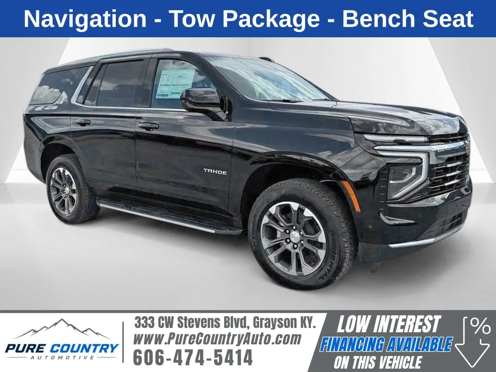 Black 2026 Chevrolet Tahoe LS for sale in Grayson, KY