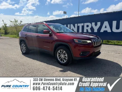 Red 2019 Jeep Cherokee Latitude Plus for sale in Grayson, KY