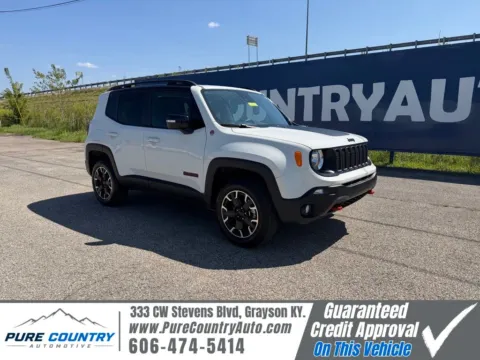 White 2023 Jeep Renegade Trailhawk for sale in Grayson, KY