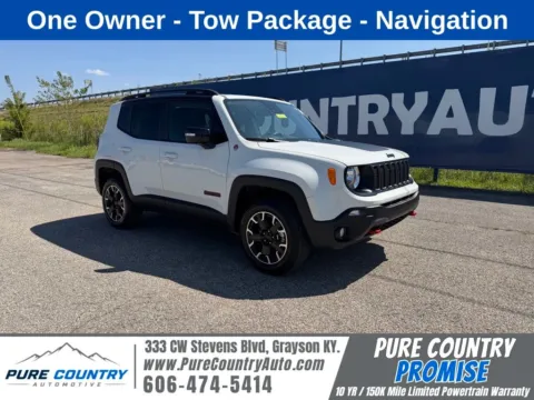 White 2023 Jeep Renegade Trailhawk for sale in Grayson, KY