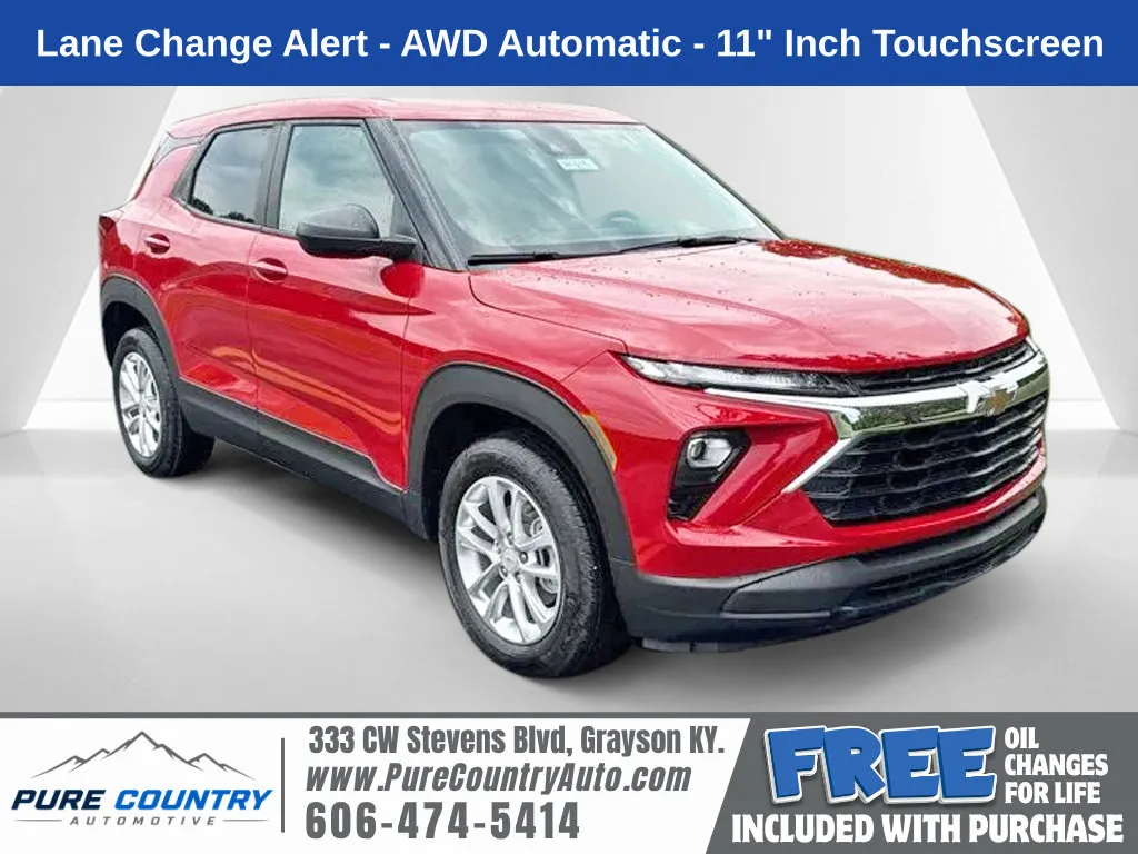 Red 2026 Chevrolet TrailBlazer LS for sale in Grayson, KY