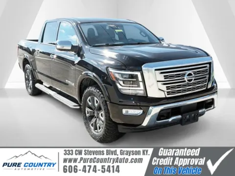 Black 2023 Nissan Titan Platinum Reserve for sale in Grayson, KY