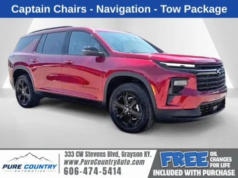 Red 2027 Chevrolet Traverse LT for sale in Grayson, KY