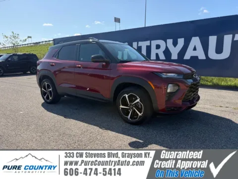 Red 2023 Chevrolet TrailBlazer RS for sale in Grayson, KY