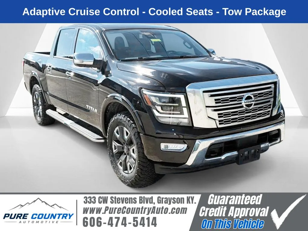 Black 2023 Nissan Titan Platinum Reserve for sale in Grayson, KY