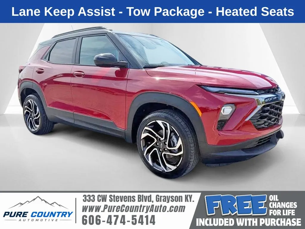 Red 2026 Chevrolet TrailBlazer RS for sale in Grayson, KY
