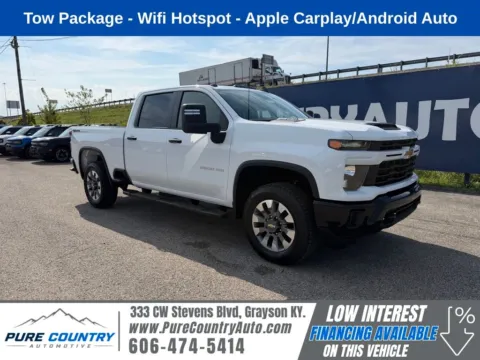White 2026 Chevrolet Silverado 2500 HD Custom for sale in Grayson, KY
