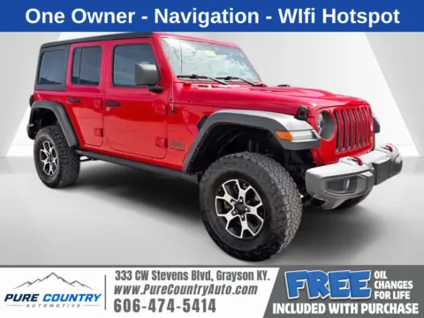 Red 2022 Jeep Wrangler Unlimited Rubicon for sale in Grayson, KY