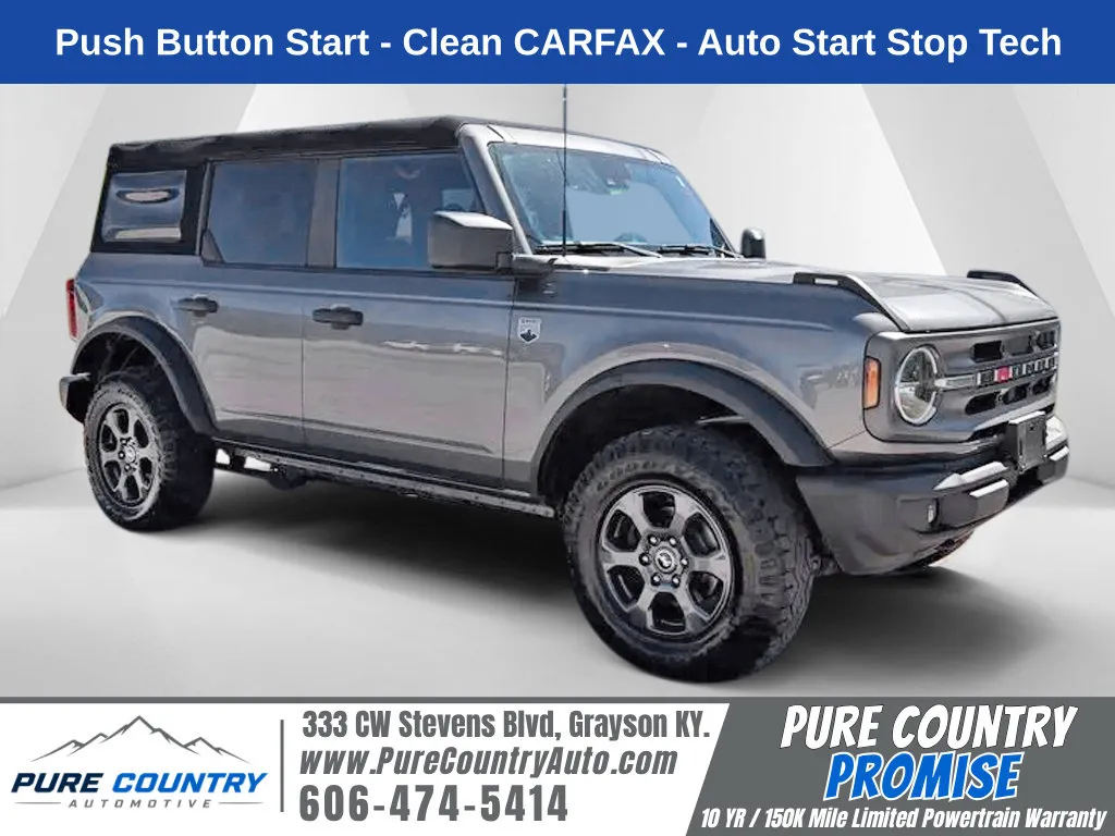 Gray 2021 Ford Bronco Big Bend for sale in Grayson, KY