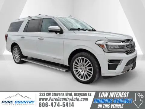 White 2023 Ford Expedition Max Platinum for sale in Grayson, KY