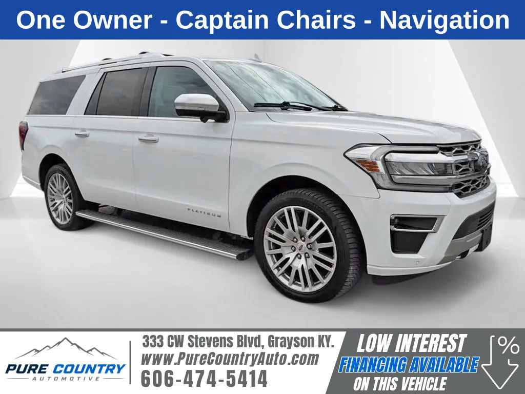 White 2023 Ford Expedition Max Platinum for sale in Grayson, KY