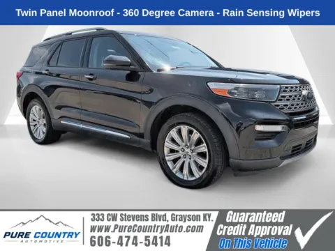 Black 2020 Ford Explorer Limited for sale in Grayson, KY