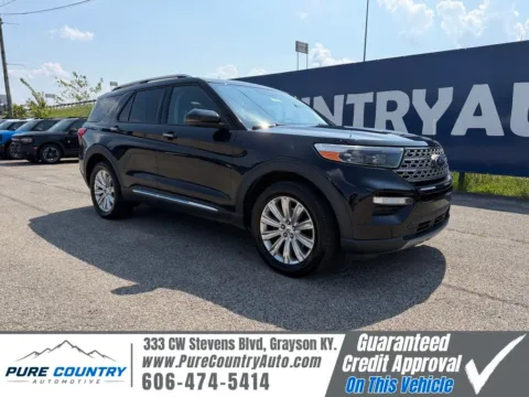 Black 2020 Ford Explorer Limited for sale in Grayson, KY
