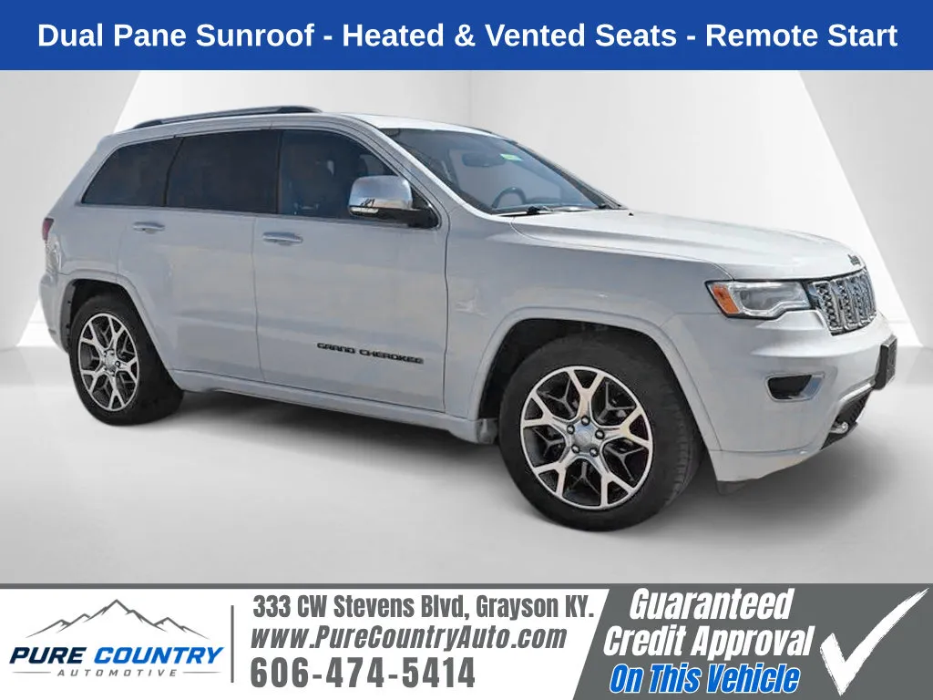 White 2020 Jeep Grand Cherokee Overland for sale in Grayson, KY