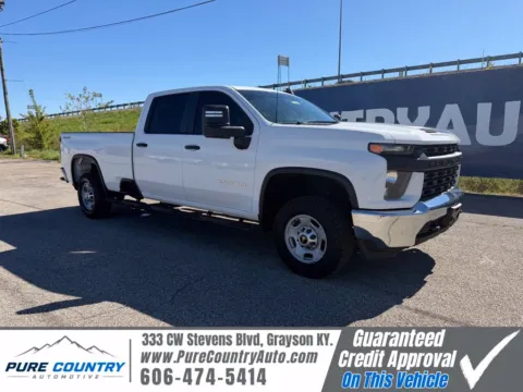 White 2021 Chevrolet Silverado 2500 HD Work Truck for sale in Grayson, KY