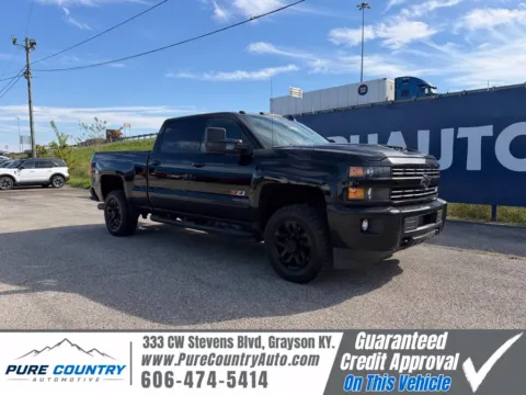 Black 2018 Chevrolet Silverado 2500 HD LTZ for sale in Grayson, KY
