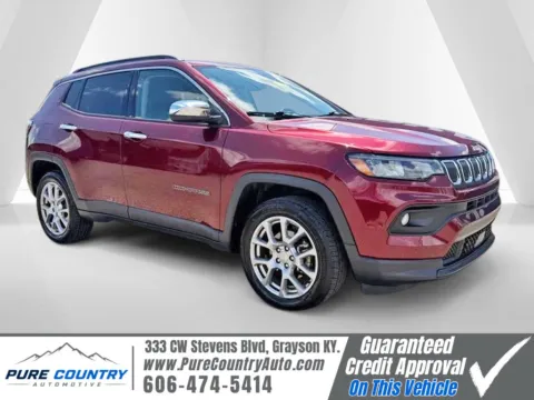 Red 2022 Jeep Compass Latitude Lux for sale in Grayson, KY