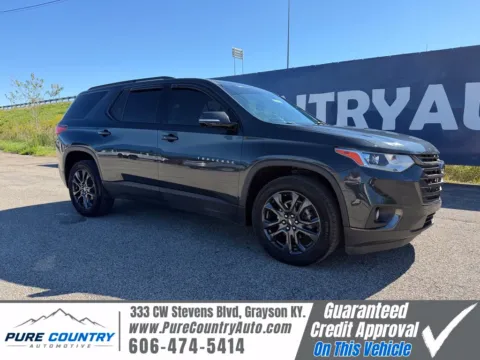 Gray 2021 Chevrolet Traverse RS for sale in Grayson, KY