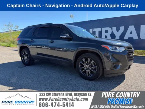 Gray 2021 Chevrolet Traverse RS for sale in Grayson, KY