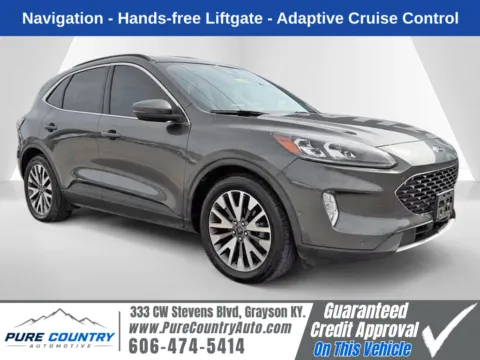 Gray 2020 Ford Escape Hybrid Titanium for sale in Grayson, KY