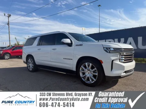 White 2023 Chevrolet Suburban High Country for sale in Grayson, KY