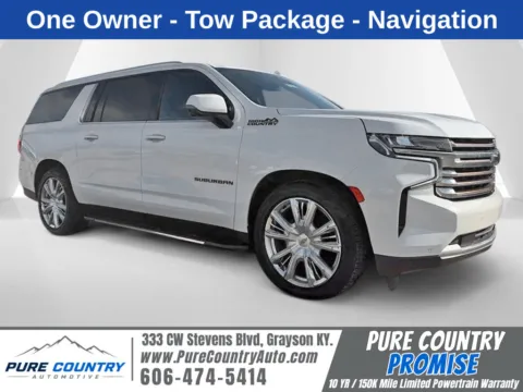 White 2023 Chevrolet Suburban High Country for sale in Grayson, KY