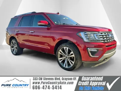 Red 2021 Ford Expedition Limited for sale in Grayson, KY