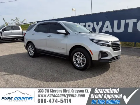 Silver 2022 Chevrolet Equinox LT for sale in Grayson, KY