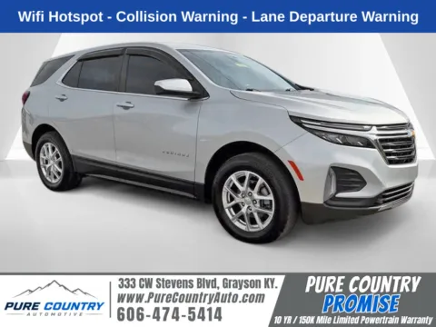 Silver 2022 Chevrolet Equinox LT for sale in Grayson, KY