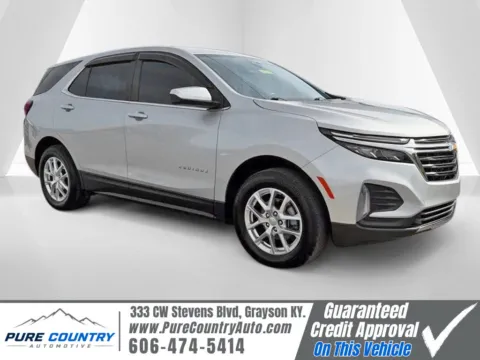Silver 2022 Chevrolet Equinox LT for sale in Grayson, KY