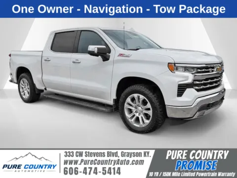 White 2024 Chevrolet Silverado 1500 LTZ for sale in Grayson, KY
