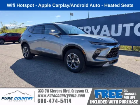 Gray 2026 Chevrolet Blazer LT for sale in Grayson, KY