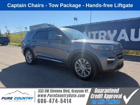 Gray 2021 Ford Explorer Limited for sale in Grayson, KY