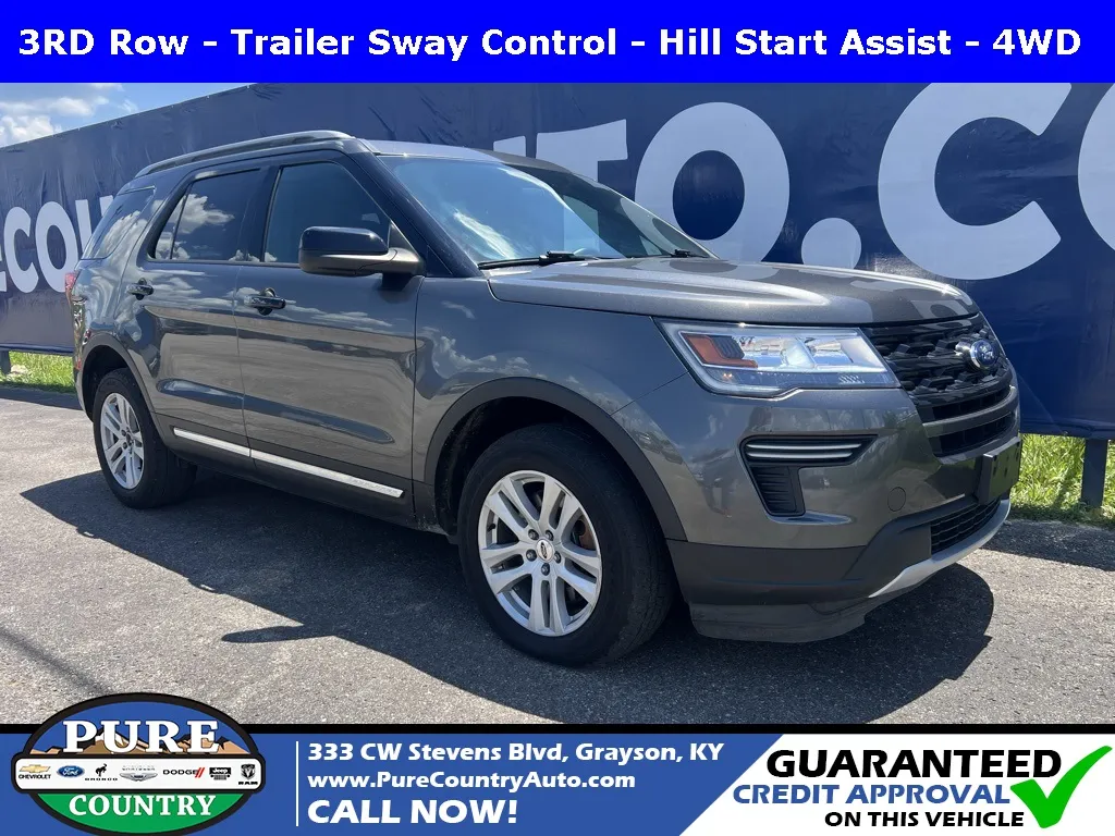 Gray 2018 Ford Explorer XLT for sale in Grayson, KY