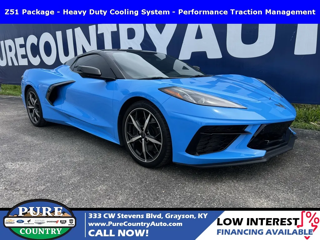 Blue 2023 Chevrolet Corvette Stingray for sale in Grayson, KY