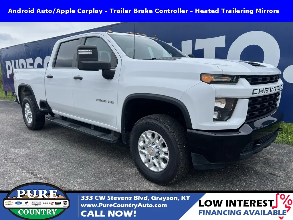 White 2023 Chevrolet Silverado 2500HD Custom for sale in Grayson, KY
